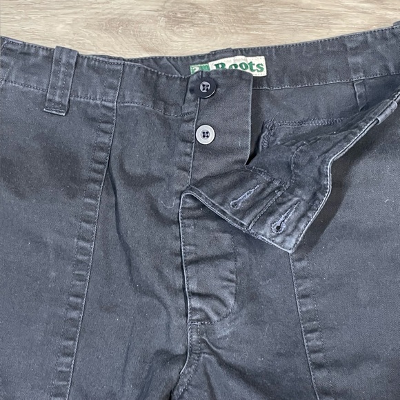 Vintage Roots black carpenter pants 100% cotton size 32 - Picture 5 of 8